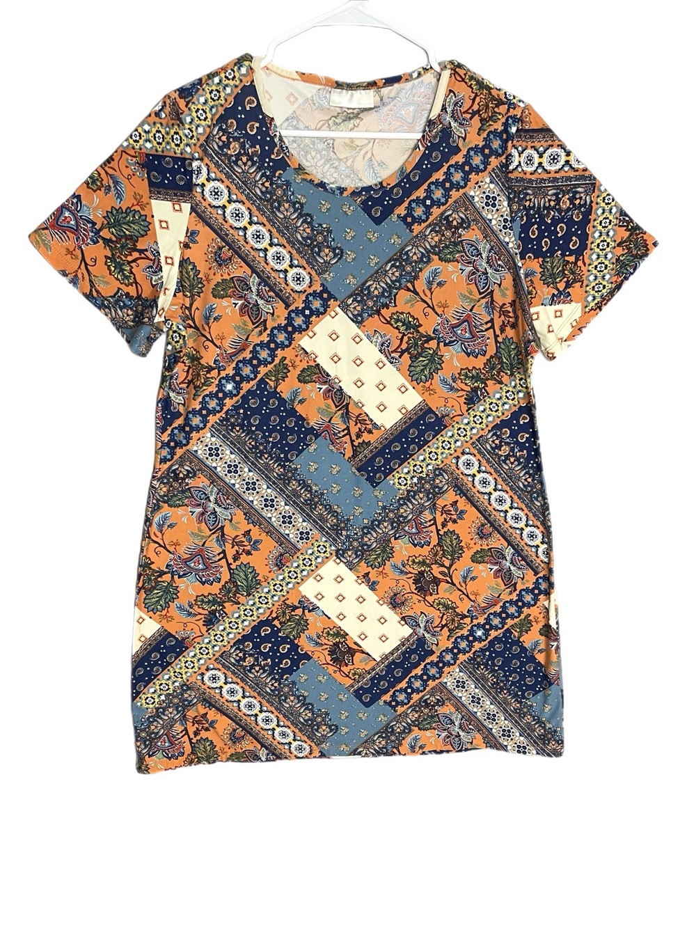 Bobbie Brooks Short Sleeve Tunic Blouse Women’s Size 1X